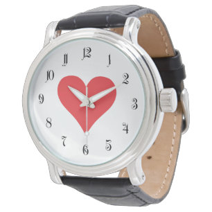 Red heart watch