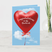 Red Heart Wedding Balloon