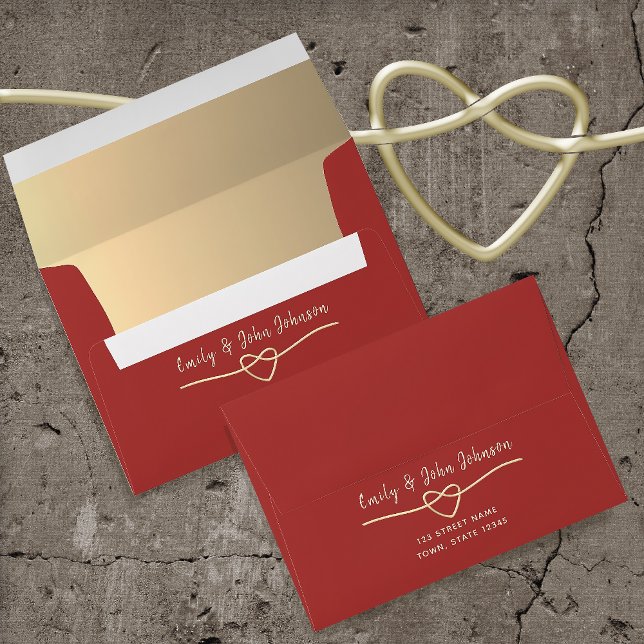 Red Heart Wedding Envelope (Creator Uploaded)