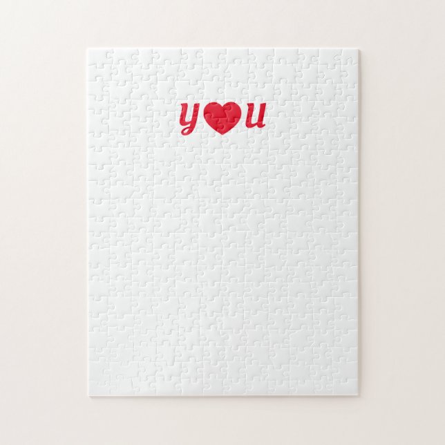 Red Heart You Love Letter Frustrating Jigsaw Puzzle (Vertical)