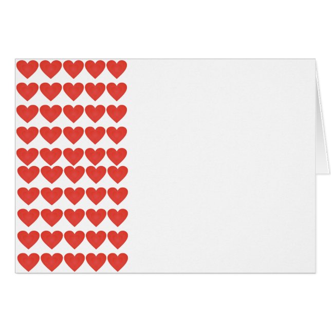 Red Hearts (Front Horizontal)