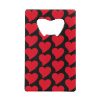 Red Hearts Black Background Personalised Custom