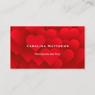 Red Hearts Business Card