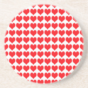 Red Hearts Coaster