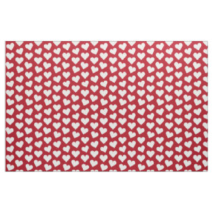 Red Hearts Fabric Red Love Valentine's Fabrics