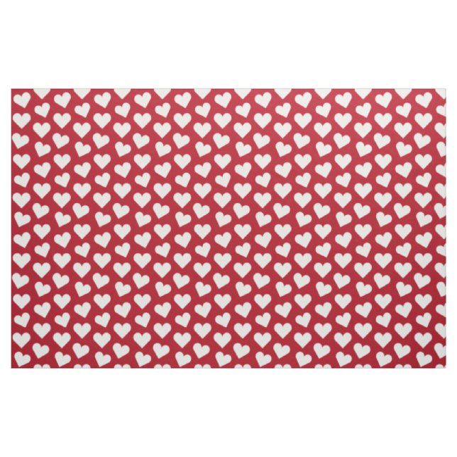 Red Hearts Fabric Red Love Valentine's Fabrics (Fat Quarter)
