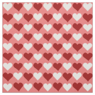 Red Hearts Fabric Red Love Valentine's Fabrics