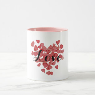 Red Hearts Mug