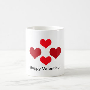Red Hearts Mug