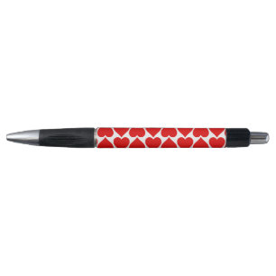 Red Hearts Pattern, Romantic, Love