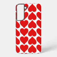 Red Hearts Pattern, Romantic, Love