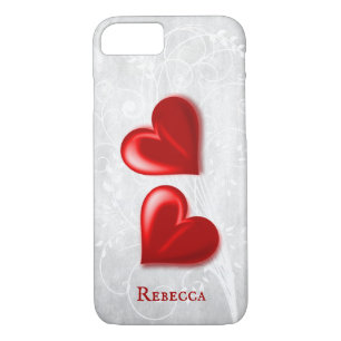 Red Hearts Personalised Case-Mate iPhone Case