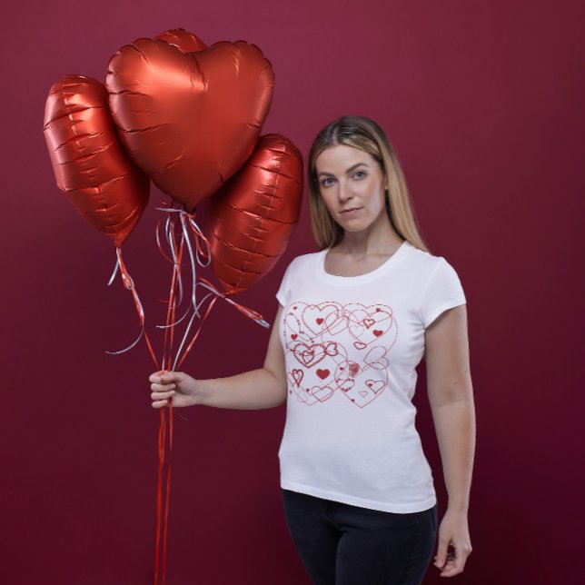 Red Hearts Shirt (Creator Uploaded)
