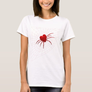 Red Hearts Spider T-Shirt