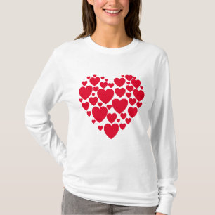 Red hearts t-shirt