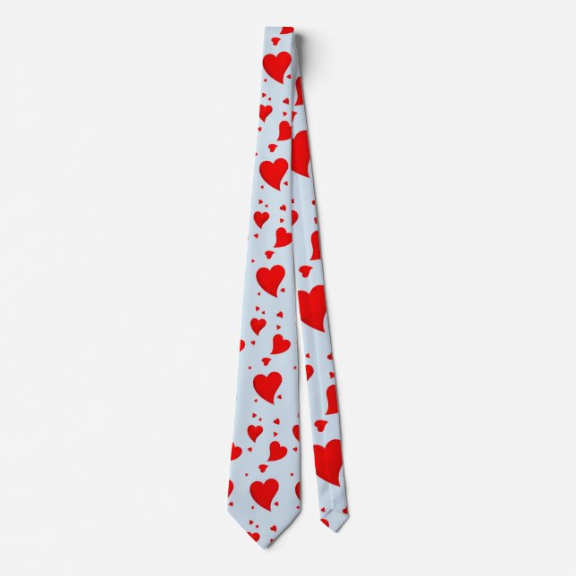 Red Hearts Tie (Front)