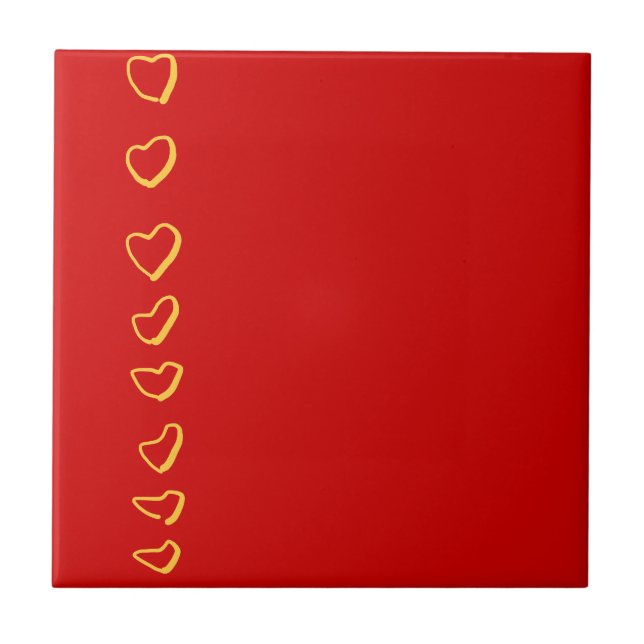 Red Hearts Tile (Front)
