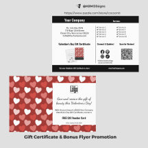 Red Hearts Valentine's Day Business Promotion