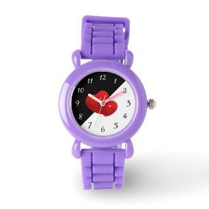 Red hearts watch