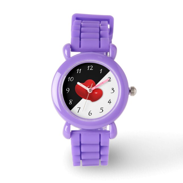 Red hearts watch (Front)