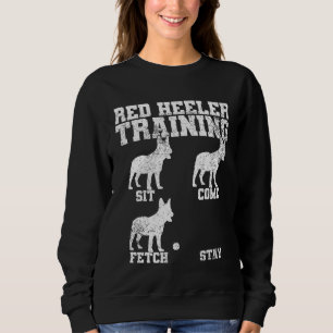 Red Heeler Dog Trainer Vintage Sweatshirt