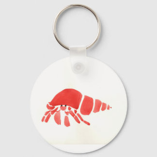 Red Hermit Crab Key Ring