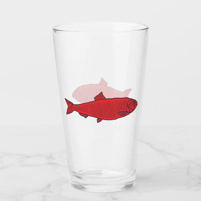 Red Herring Glass (Front)
