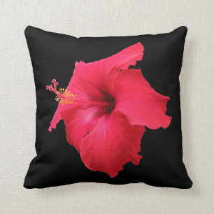 Red Hibiscus Cushion