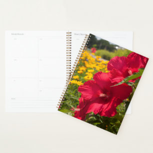 Red Hibiscus Planner