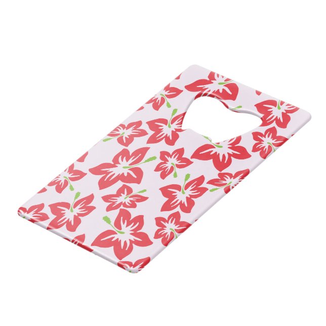 Red Hibiscus, Red Flowers, Pattern Of Flowers (Front Angled)