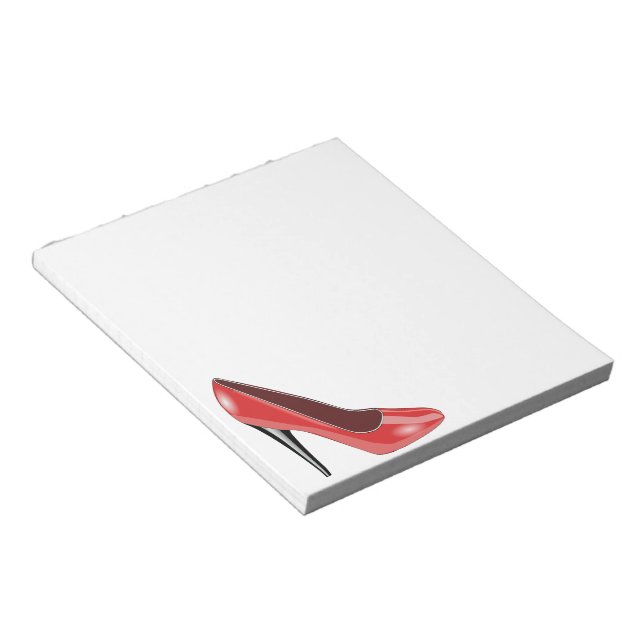 Red High Heel Notepad (Angled)