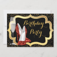 Red High Heel Shoe Birthday Party