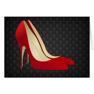 red high heel shoes