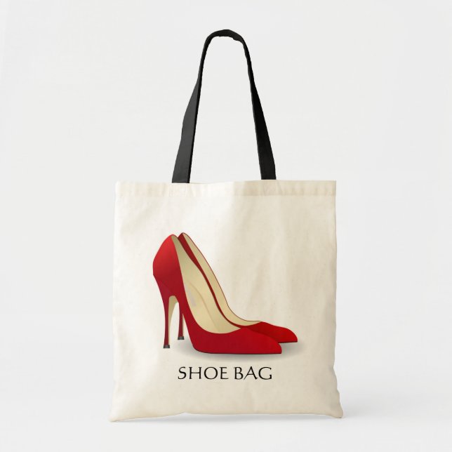 Red High Heels Shoe Bag Stylish (Front)
