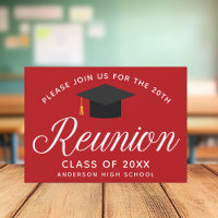 Red High School Reunion Custom Party