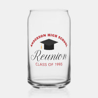 Red High School Reunion Party Custom Alumni