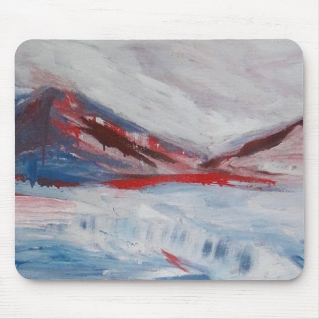 RED HILLS OF ICEBERG MOUSE PAD (Front)