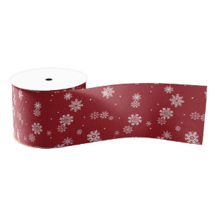 Red Holiday Grosgrain Ribbon