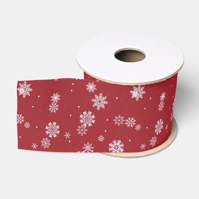 Red Holiday Grosgrain Ribbon (Spool)