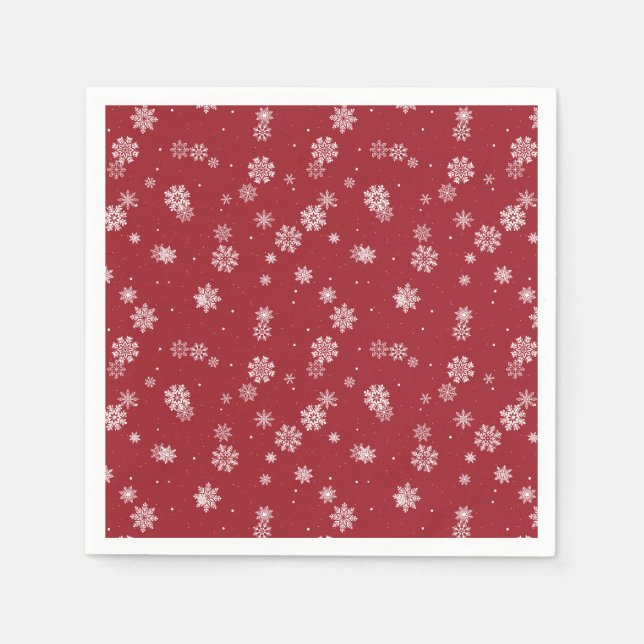 Red Holiday Napkin (Front)