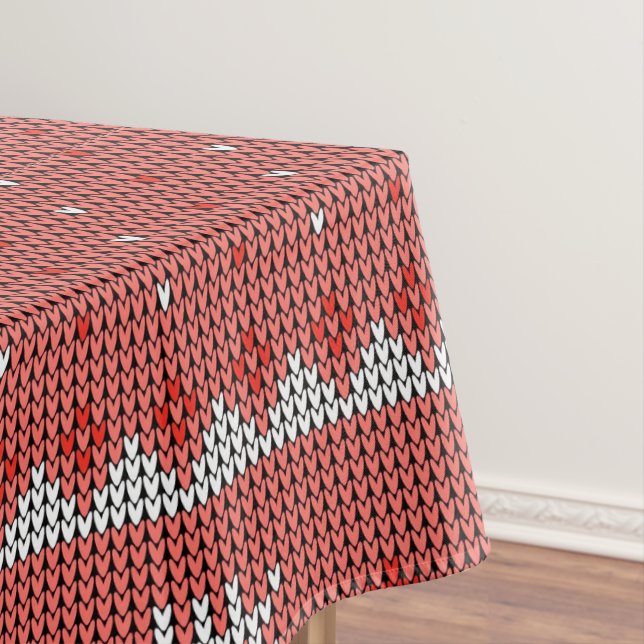 Red Holiday Tablecloth (In Situ)