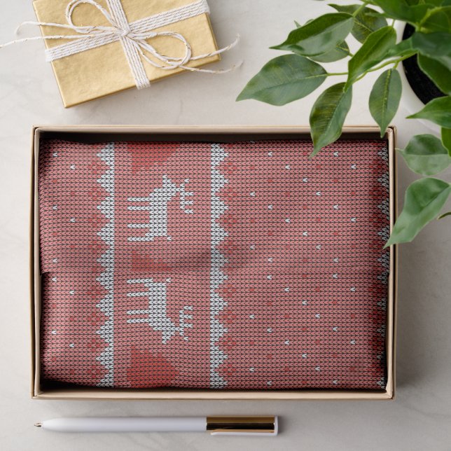 Red Holiday Tissue Paper (Gift)