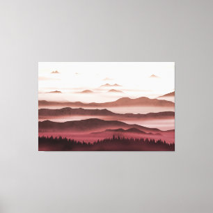 Red Horizons Canvas Print