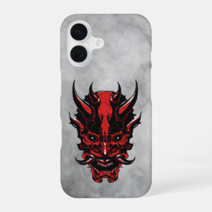 Red Horned Demon  iPhone 16 Case