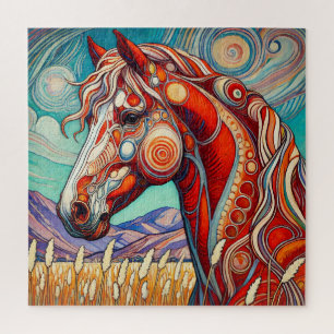 Red Horse 600 Piece Puzzle