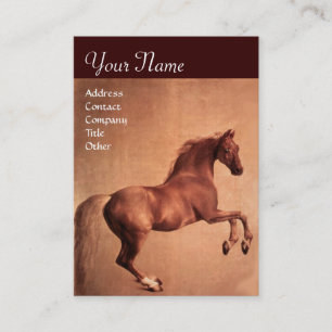 RED HORSE Monogram Business Card