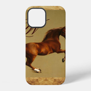 RED HORSE Parchment Monogram iPhone 12 Case