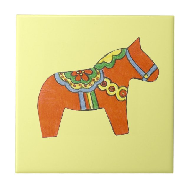 Red Horse Tile (Front)
