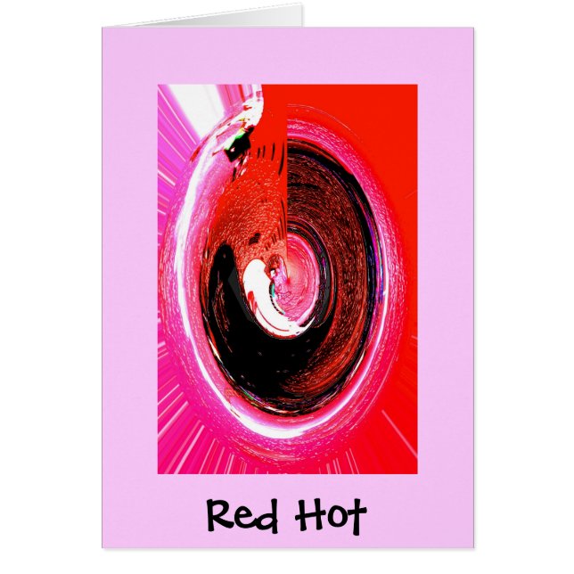 Red hot art card (Front)
