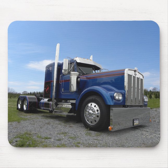 Red Hot & Blue Kenworth Mousepad (Front)